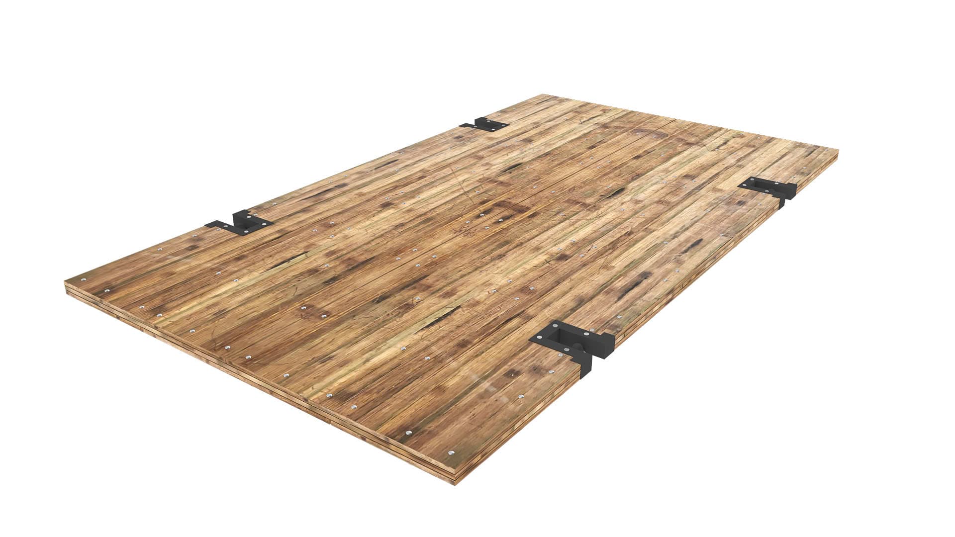 Bamboo Access Mat with Lifting Hooks and without Fingers