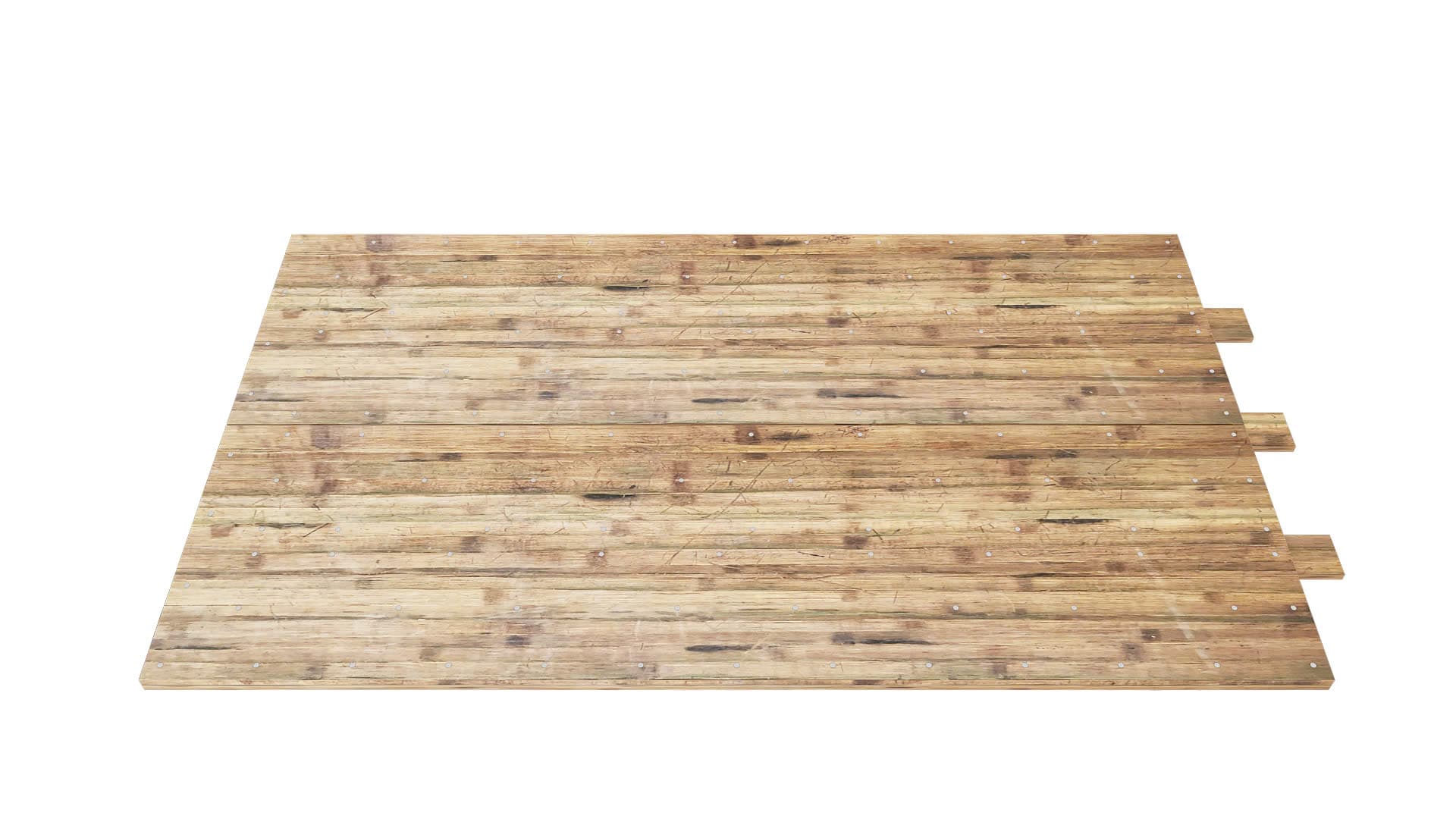 Two Layer Hybrid Access Mat with Fingers